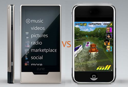 Zune HD vs iPod touch