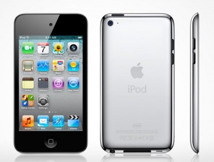 Steve Jobs introduces iPod Touch 4G as an iPhone, without the phone.