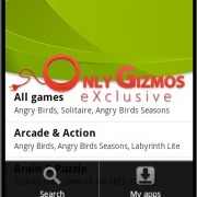Android Market Menu