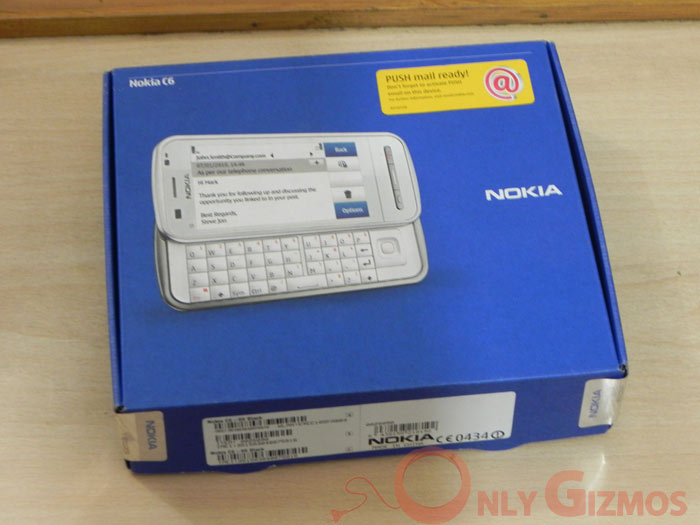 Nokia C6 the Box