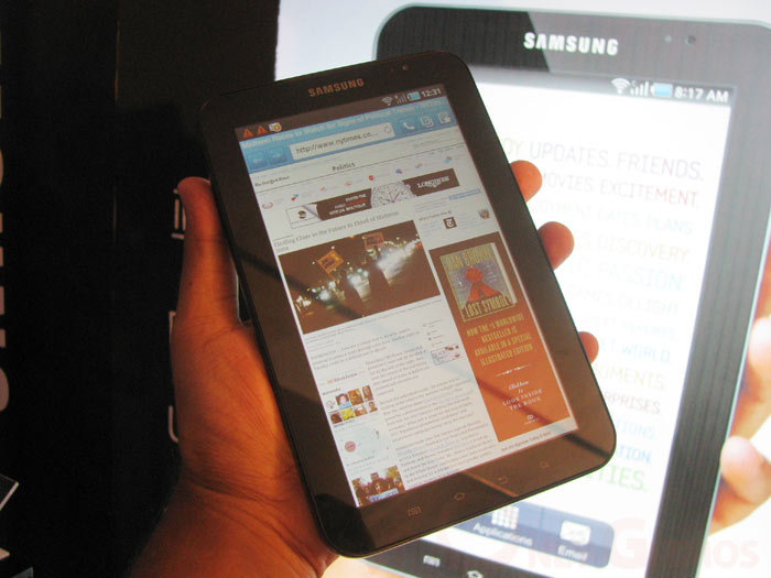 The Samsung Galaxy Tab - Android Tablet