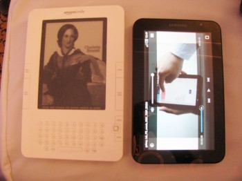 Kindle 2 vs Galaxy Tab