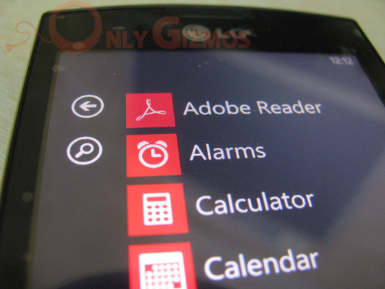 Search Apps In WP7 Mango