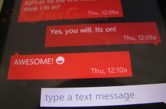 SMS Screen