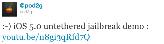 iOS 5 untethered Jailbreak