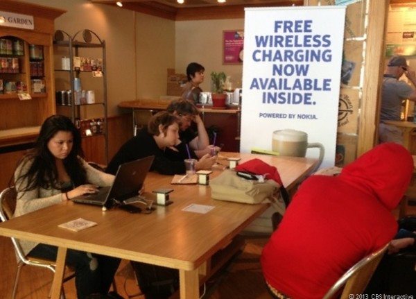 wireless charger in cbtl