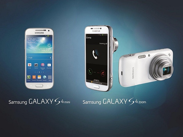 Samsung Galaxy S4 mini and S4 Zoom
