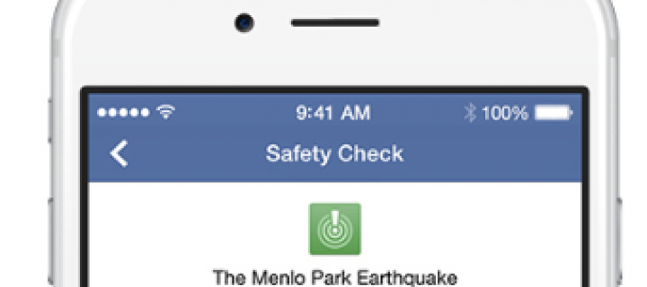 In Disaster? Check in on Facebook via Safety Check