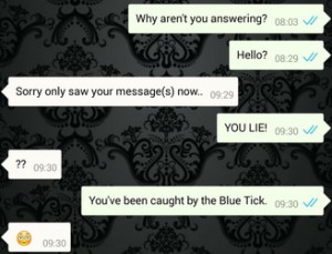 Blue tick