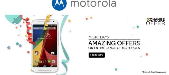 Motorola Announces Big Offers On Flipkart For A Week