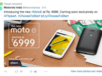 Moto E (2nd gen) 3G Variant To Be Launched In India For Rs. 6,999
