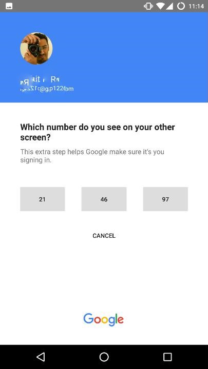 Google Phone Login Verification