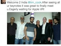 Did Tim Cook Speak About Apple VR to Emraan Hashmi