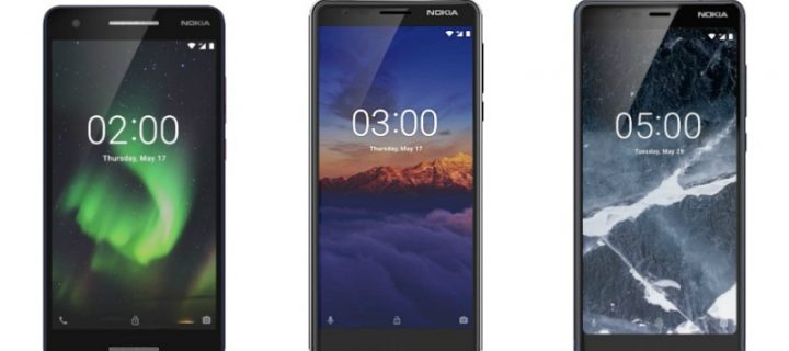 Nokia 5.1, Nokia 3.1 and Nokia 2.1 Officially Launched in India