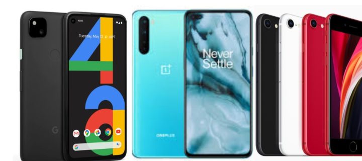 Google Pixel 4a vs iPhone SE 2020 vs OnePlus Nord: price, specifications and features compared