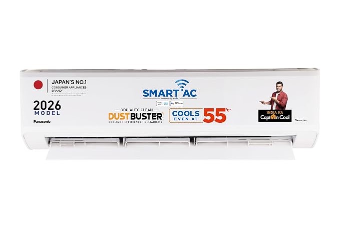 Panasonic NU Premium CS/CU-NU18BKY5WX 1.5-ton split AC indoor unit