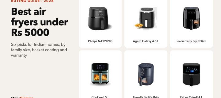 Best Air Fryers under Rs 5000 in India (2026)