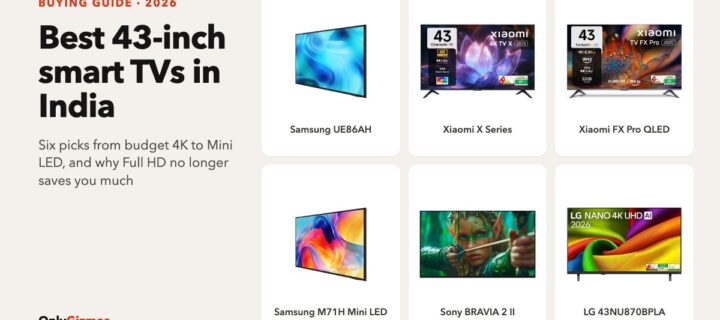 Best 43-inch Smart TVs in India (2026)