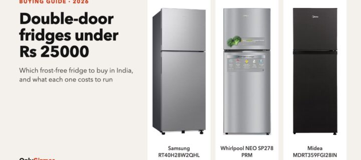 Recommended Double-Door Refrigerators under Rs 25000 in India (2026)