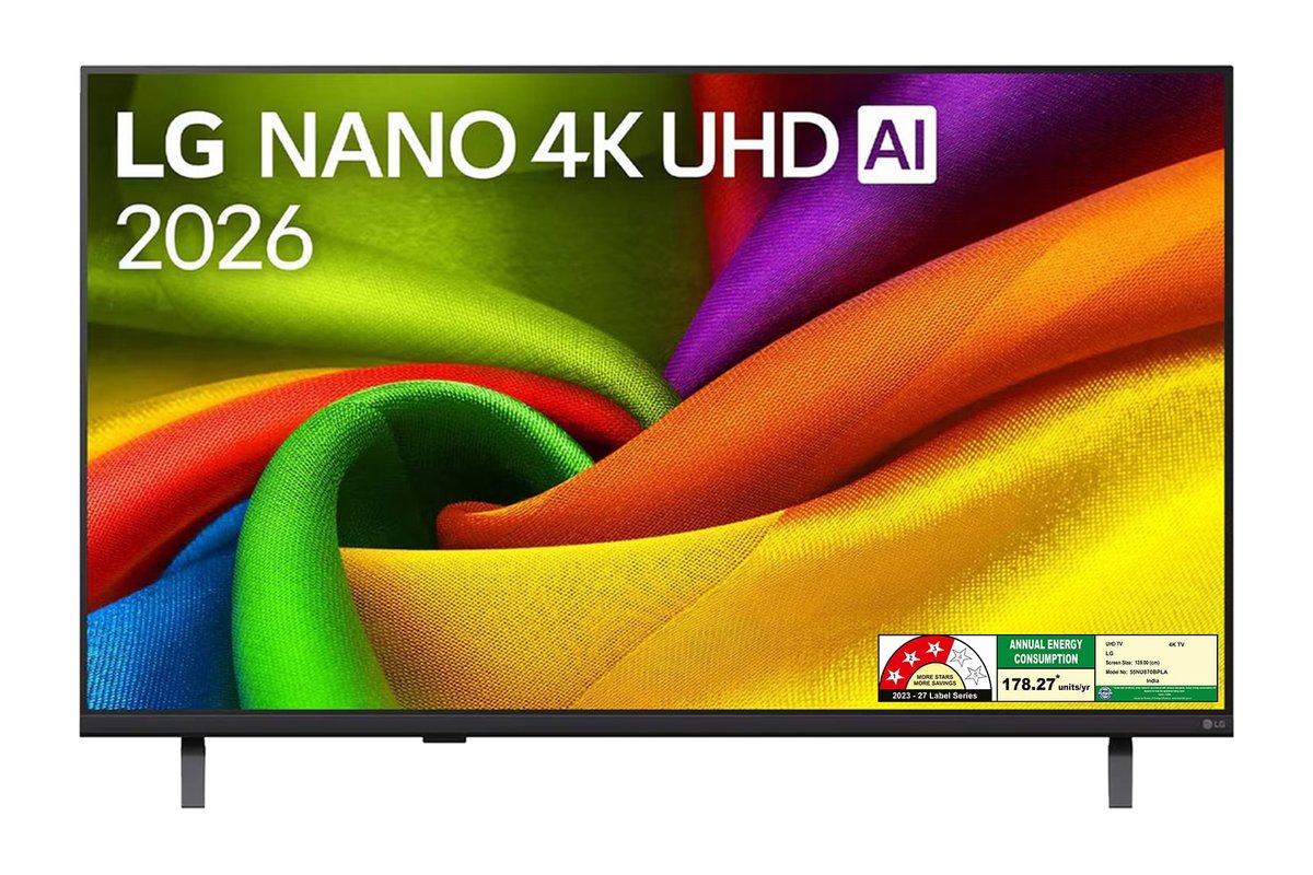 LG 55NU870BPLA 55-inch NANO 4K UHD TV, front view