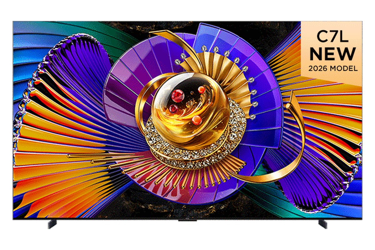 TCL 55C7L 55-inch SQD-Mini LED TV, front view