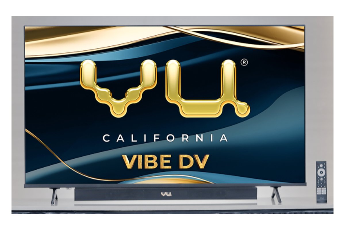 Vu Vibe DV 55VIBE-DV 55-inch QLED TV with built-in soundbar