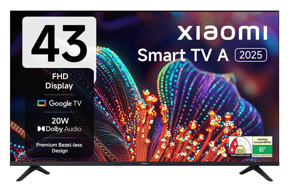 Xiaomi Smart TV A 43 (2025) Full HD Google TV, front view